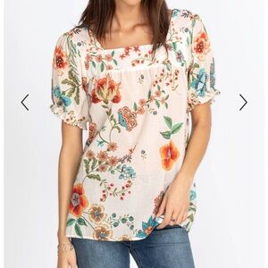 Johnny Was Ardell Puff Sleeve Top